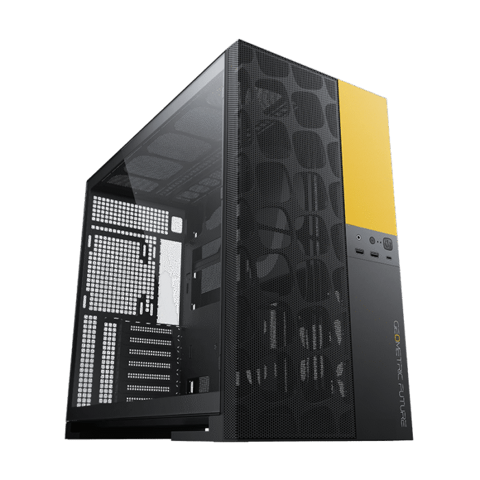 Geometric Future кутия Case EATX - Model 5 Vent Black/Yellow - Image 1