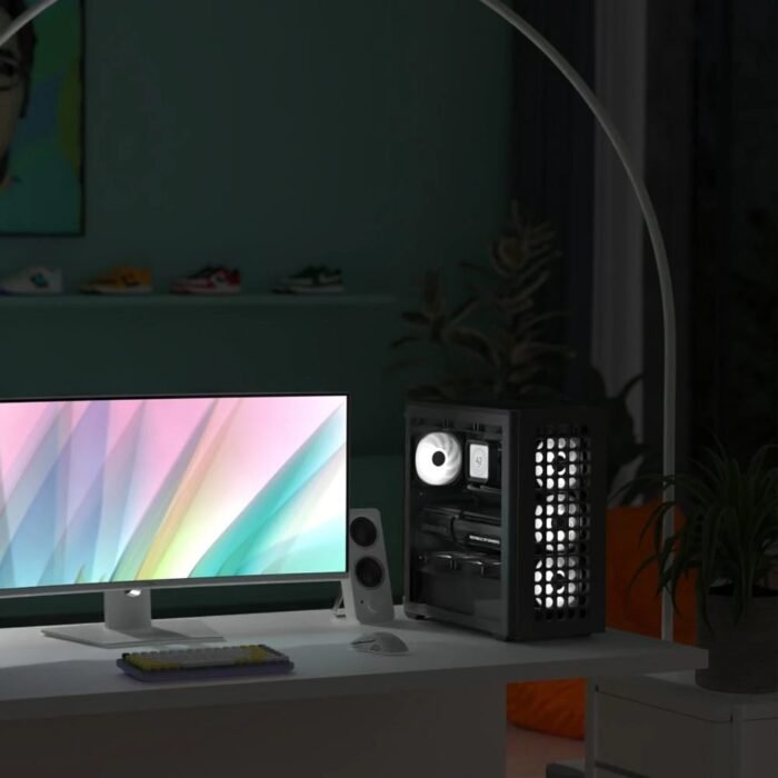 AeroCool кутия Case ATX - D502A Black, Addressable RGB - Image 5