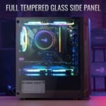 AeroCool кутия Case mATX - Trinity Mini-G-BK-v3 - 3 fans included, Tempered Glass - Image 4