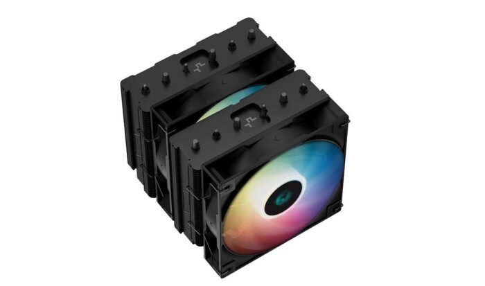 DeepCool охладител CPU Cooler AG620 BK - Addressable RGB, Dual-Tower - LGA1700/AM5 - Image 3