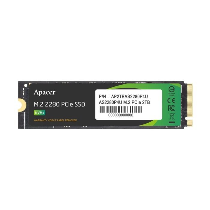 Apacer диск SSD M.2 PCIe AS2280P4U, 1TB - AP1TBAS2280P4U-1 - Image 1