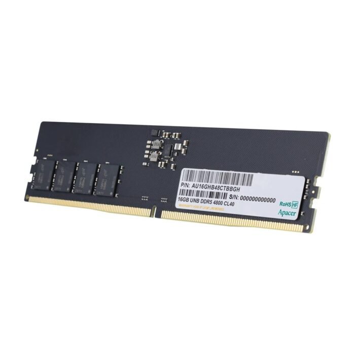Apacer памет RAM 16GB DDR5 DIMM 4800-40 2048x8 - FL.16G2A.PTH - Image 2