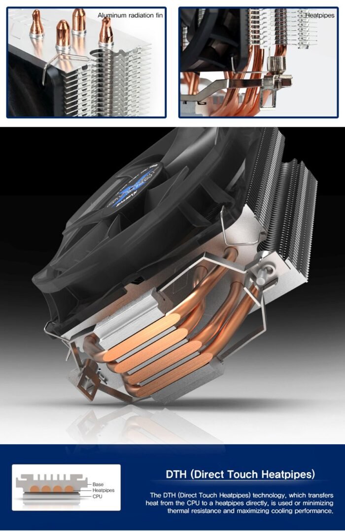 Zalman охлаждане за процесор CPU Cooler CNPS9X OPTIMA Intel/AMD - Image 6