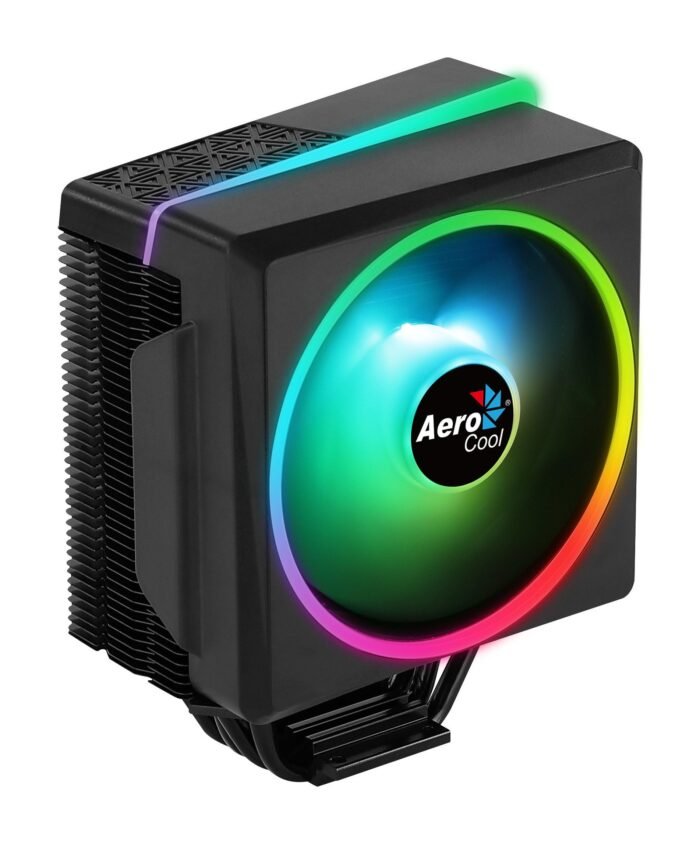 AeroCool охладител CPU Cooler - Cylon 4F BLACK aRGB PWM - ACTC-CL30420.01 - Image 1