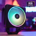 AeroCool охладител CPU Cooler - Cylon 4F BLACK aRGB PWM - ACTC-CL30420.01 - Image 2