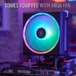AeroCool охладител CPU Cooler - Cylon 4F BLACK aRGB PWM - ACTC-CL30420.01 - Image 3