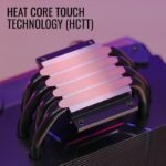 AeroCool охладител CPU Cooler - Cylon 4F BLACK aRGB PWM - ACTC-CL30420.01 - Image 4