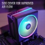 AeroCool охладител CPU Cooler - Cylon 4F BLACK aRGB PWM - ACTC-CL30420.01 - Image 5