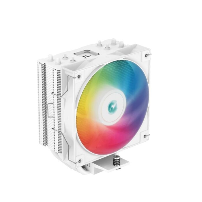 DeepCool охладител CPU Cooler AG400 White - Addressable RGB - LGA1700/AM5 - Image 1