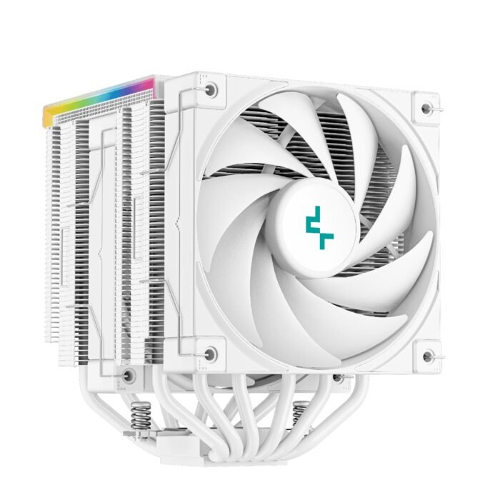 DeepCool охладител CPU Cooler AK620 Digital White - Dual-Tower - LGA1700/AM5 - Image 2
