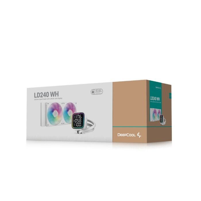 DeepCool водно охлаждане Water Cooling LD240 WH - LED Display, A-RGB - Image 6