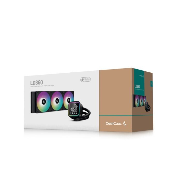 DeepCool водно охлаждане Water Cooling LD360 - LED Display, A-RGB - Image 6