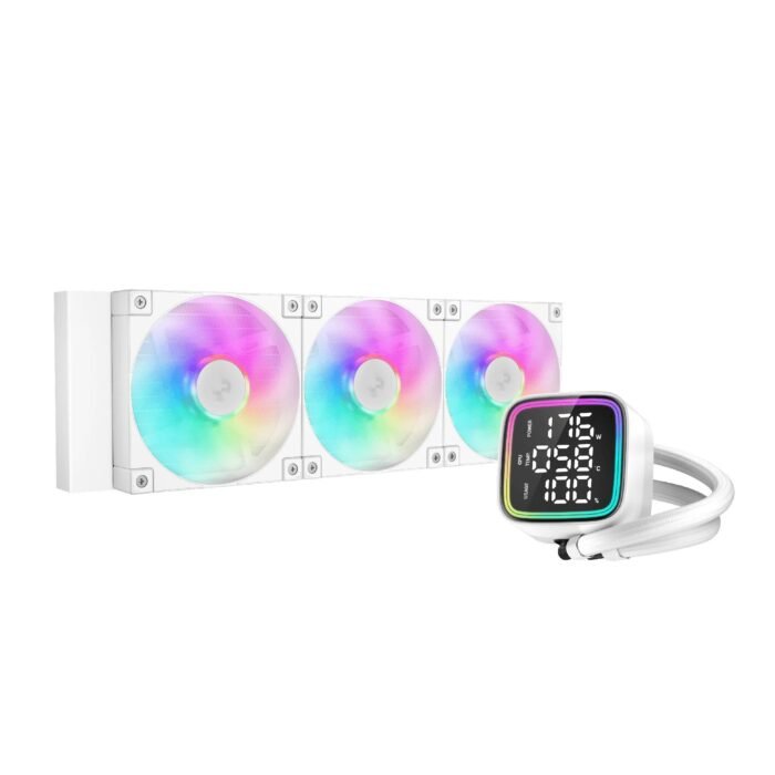 DeepCool водно охлаждане Water Cooling LD360 WH - LED Display, A-RGB - Image 1