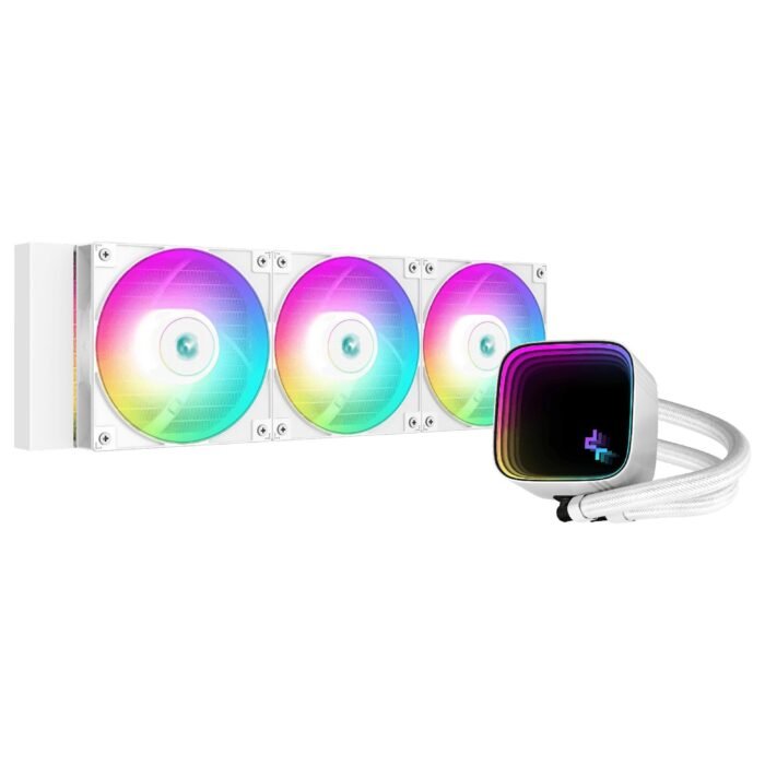 DeepCool водно охлаждане Water Cooling LS720 SE White - Addressable RGB, Infinity mirror design - LGA1700/AM5 - Image 1