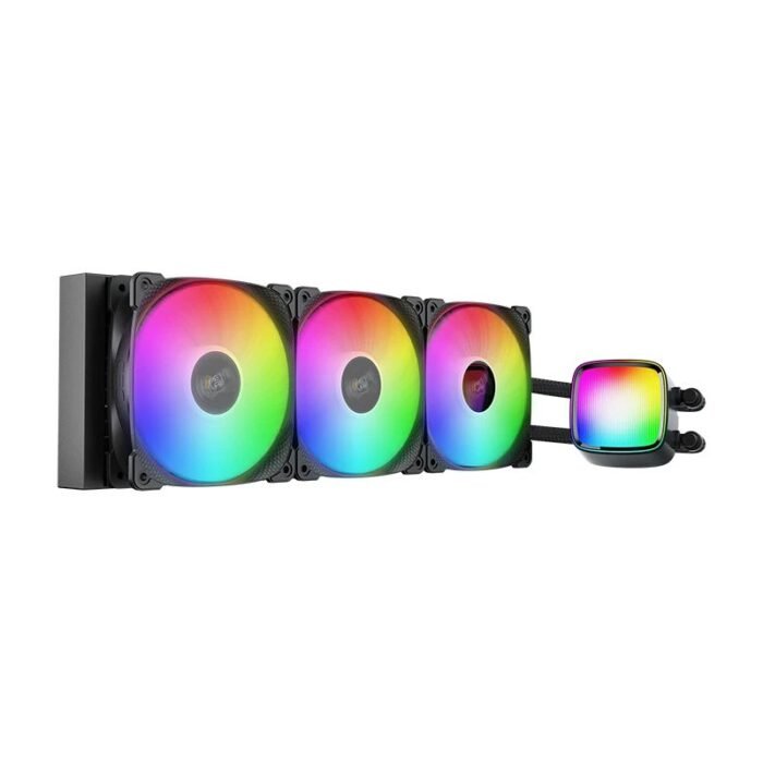 Geometric Future водно охлаждане Water Cooling - Eskimo Pro 360 Black - Addressable RGB, LGA1851/AM5 - Image 1