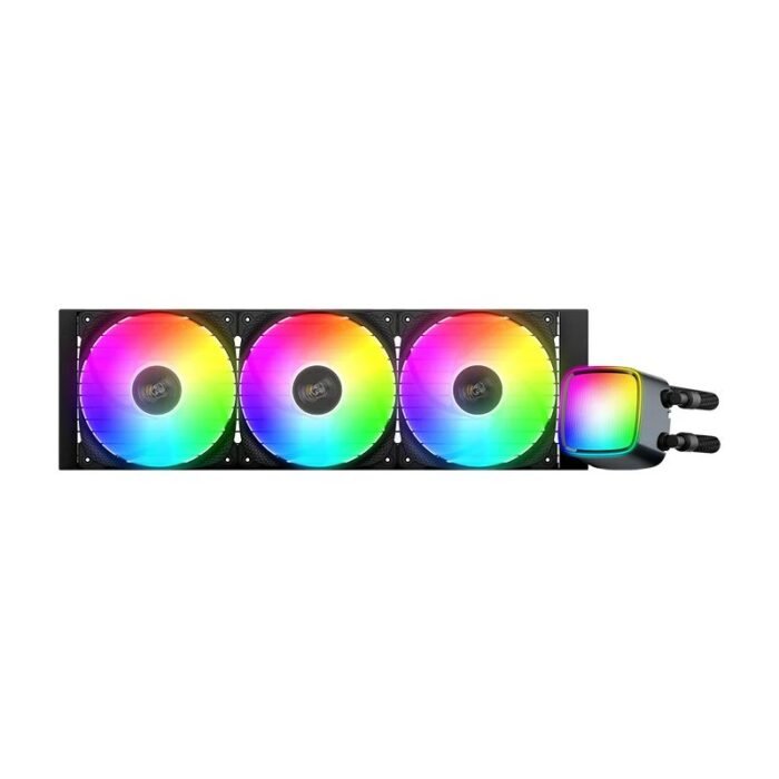 Geometric Future водно охлаждане Water Cooling - Eskimo Pro 360 Black - Addressable RGB, LGA1851/AM5 - Image 3