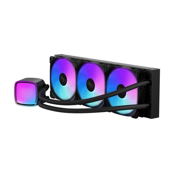 Geometric Future водно охлаждане Water Cooling - Eskimo Pro 360 Black - Addressable RGB, LGA1851/AM5 - Image 4