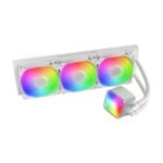 Geometric Future водно охлаждане Water Cooling - Eskimo Pro 360 White - Addressable RGB, LGA1851/AM5 - Image 3