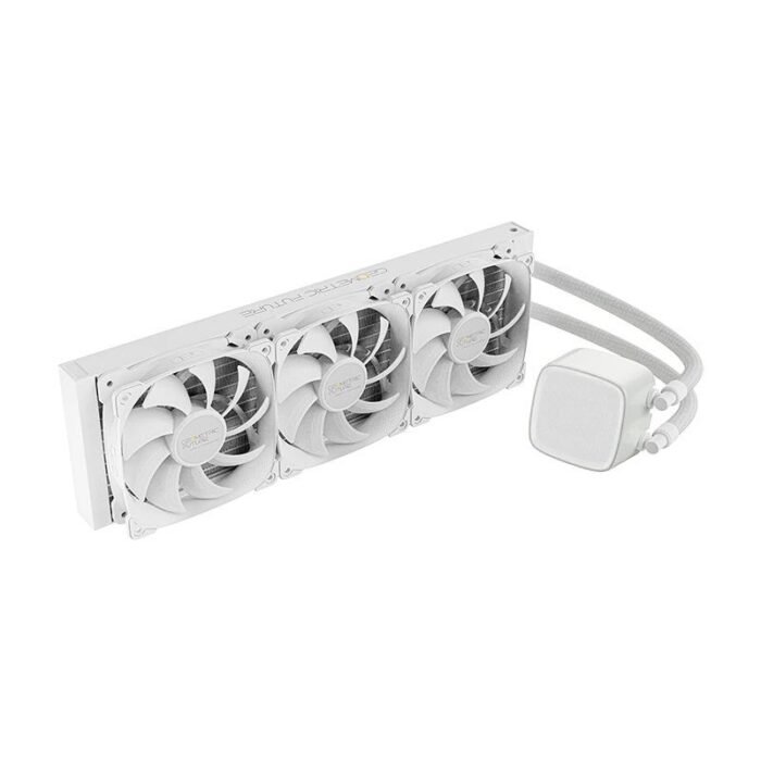 Geometric Future водно охлаждане Water Cooling - Eskimo Pro 360 White - Addressable RGB, LGA1851/AM5 - Image 6