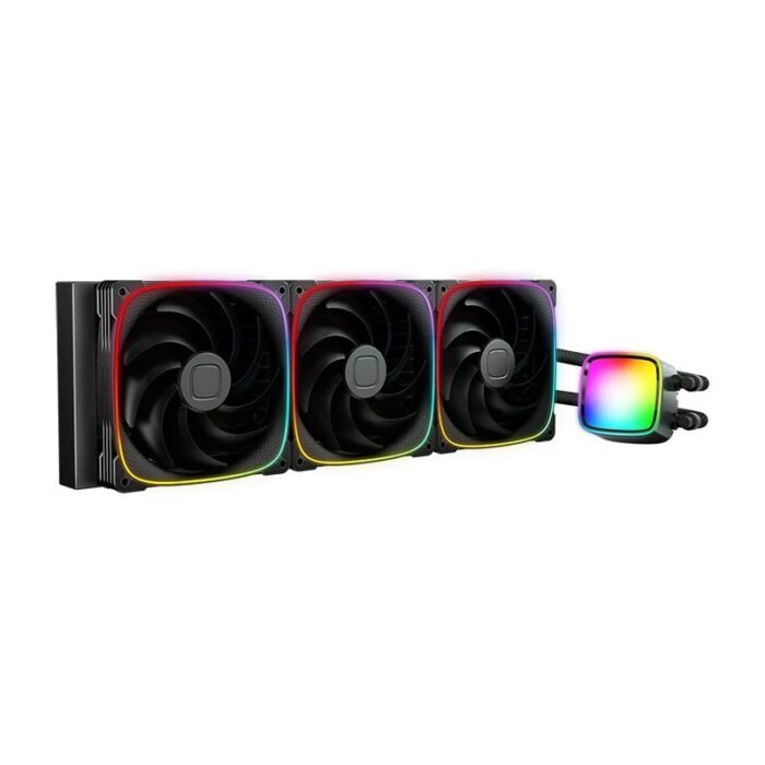 Geometric Future водно охлаждане Water Cooling - Eskimo Pro 420 Black - Addressable RGB, LGA1851/AM5 - Image 1