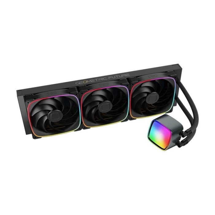 Geometric Future водно охлаждане Water Cooling - Eskimo Pro 420 Black - Addressable RGB, LGA1851/AM5 - Image 5
