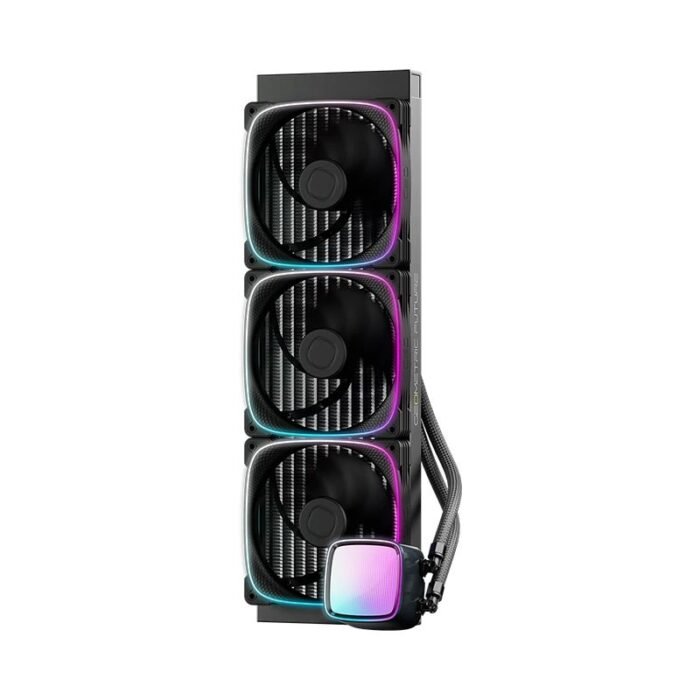 Geometric Future водно охлаждане Water Cooling - Eskimo Pro 420 Black - Addressable RGB, LGA1851/AM5 - Image 6