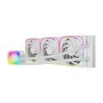 Geometric Future водно охлаждане Water Cooling - Eskimo Pro 420 White - Addressable RGB, LGA1851/AM5 - Image 2