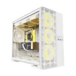 Geometric Future кутия Case EATX - Model 5 Vent White - 5 x 140 mm aRGB fans included - Image 2