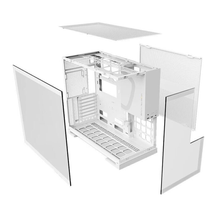 Geometric Future кутия Case EATX - Model 5 White - Image 5