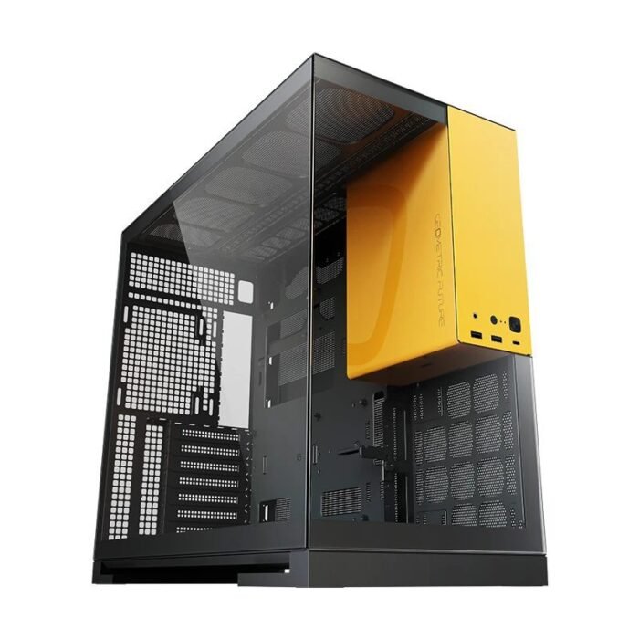 Geometric Future кутия Case EATX - Model 5 Black/Yellow - Image 1