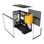Geometric Future кутия Case EATX - Model 5 Black/Yellow - Image 3