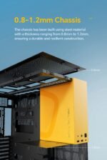 Geometric Future кутия Case EATX - Model 5 Black/Yellow - Image 6