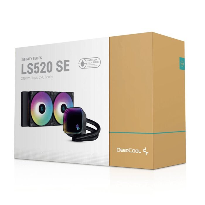 DeepCool водно охлаждане Water Cooling LS520 SE - Addressable RGB, Infinity mirror design - LGA1700/AM5 - Image 6