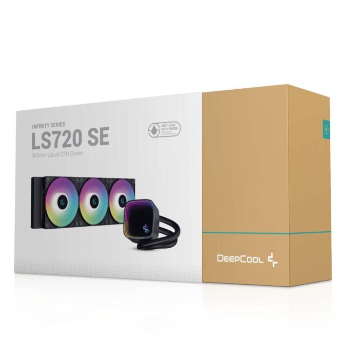 DeepCool водно охлаждане Water Cooling LS720 SE - Addressable RGB, Infinity mirror design - LGA1700/AM5 - Image 6