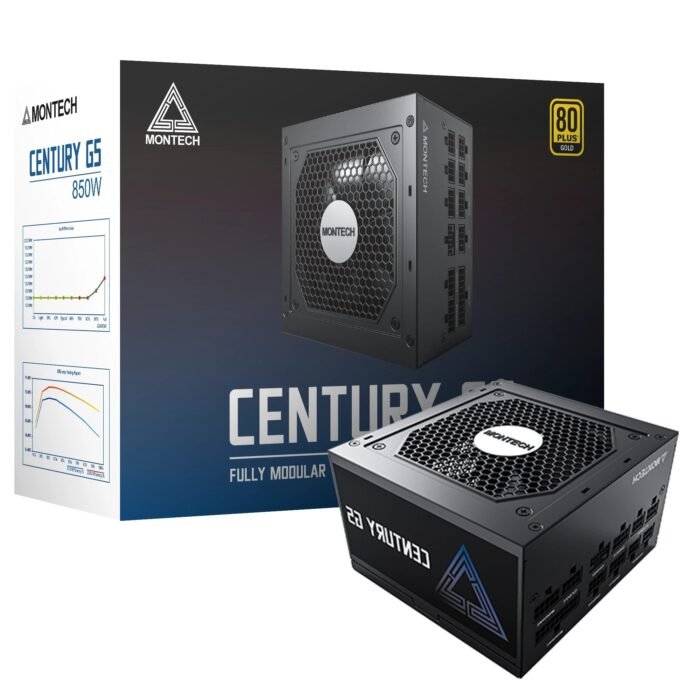 Montech захранване CENTURY G5 850, PSU ATX3.0, Gold, Full Modular - Image 1