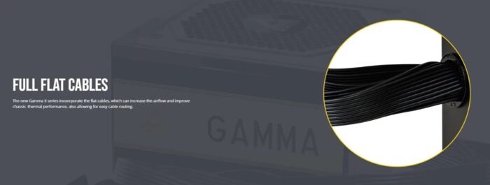 Montech захранване GAMMA II 650, PSU 650W, Gold - Image 4