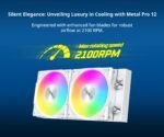 Montech водно охлаждане Hyper Flow ARGB 240, CPU Liquid Cooler, White - Image 4