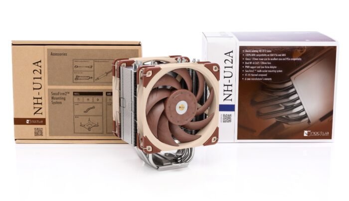 Noctua охладител CPU Cooler NH-U12A Dual Fans - LGA1700/1200/2066/AM4 - Image 4