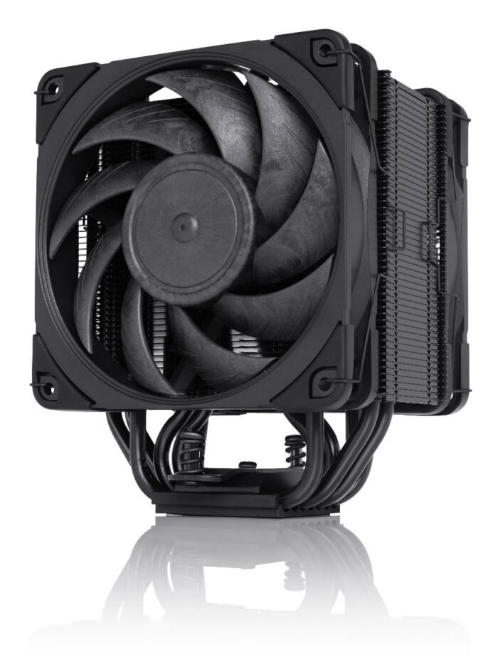 Noctua охладител CPU Cooler NH-U12A chromax.black Dual Fans - LGA1700/2066/1200/AMD - Image 1