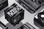 Noctua охладител CPU Cooler NH-U12A chromax.black Dual Fans - LGA1700/2066/1200/AMD - Image 5