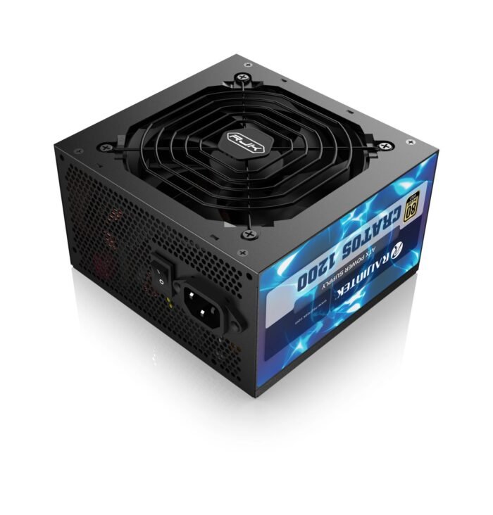 Raijintek захранване PSU ATX 3.0 1200W Gold - CRATOS 1200 BLACK - Image 1