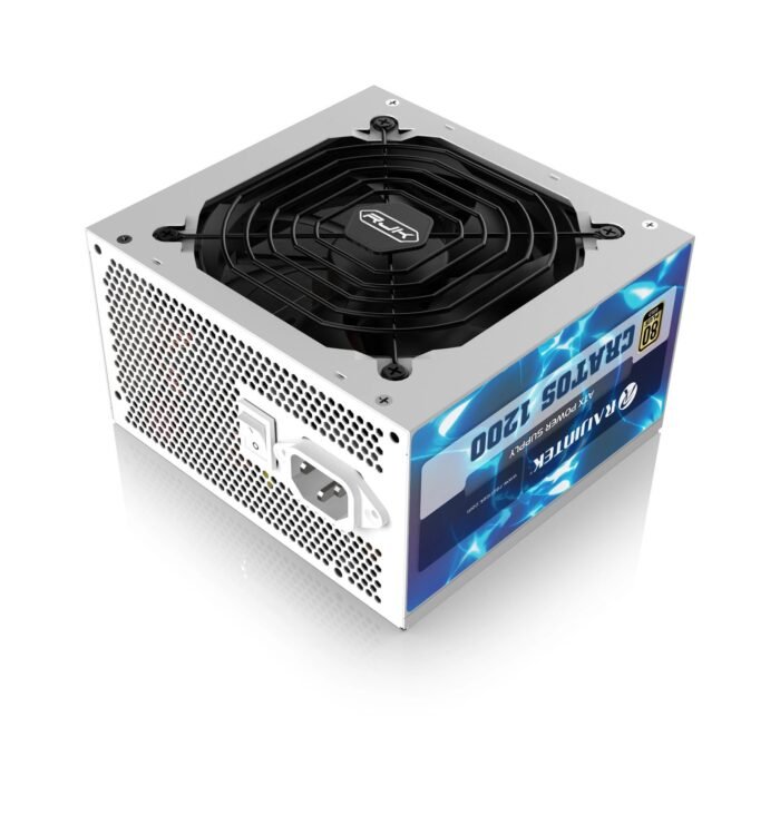 Raijintek захранване PSU ATX 3.0 1200W Gold - CRATOS 1200 WHITE - Image 1