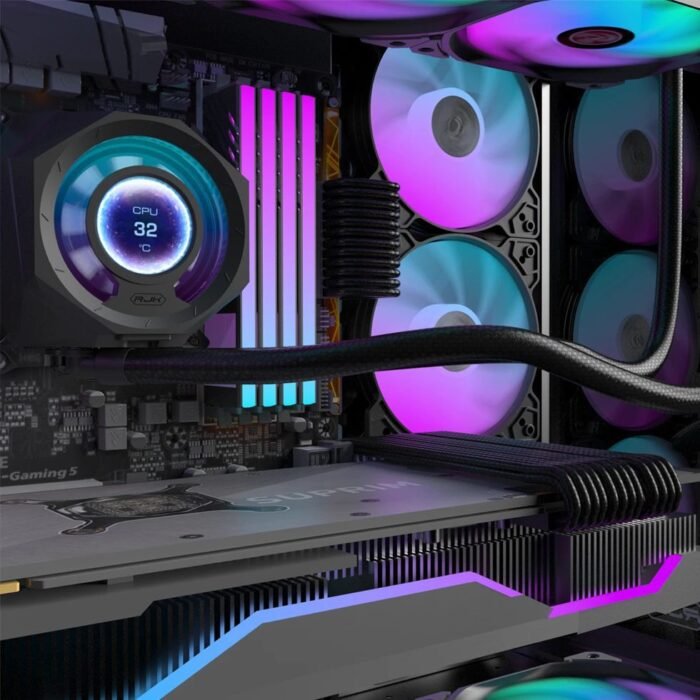 Raijintek водно охлаждане Water Cooling - CYCLOPS 240 Black - Image 4