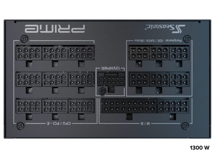 Seasonic захранване PSU ATX3.0 1600W Titanium PCIe Gen 5 - PRIME TX-1600 - SSR-1600TR2 - Image 5