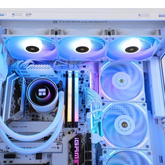 Thermalright водно охлаждане Water Cooling Frozen Notte 360 White A-RGB V2 - LGA1851/AM5 - Image 6