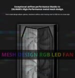 Zalman кутия за компютър Case ATX - N4 - RGB, Tempered Glass - Image 6