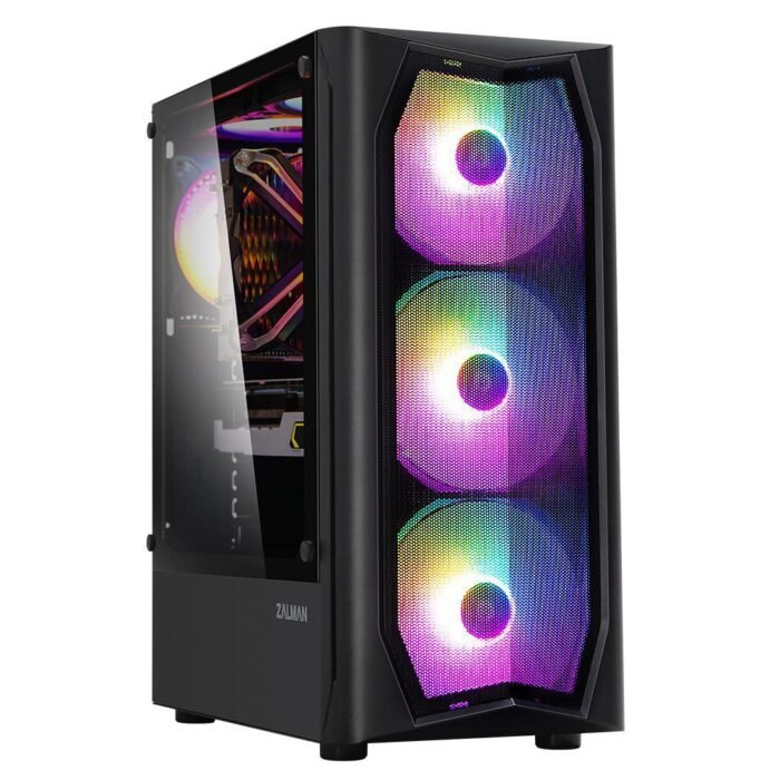 Zalman кутия за компютър Case ATX - N4 - RGB, Tempered Glass - Image 1