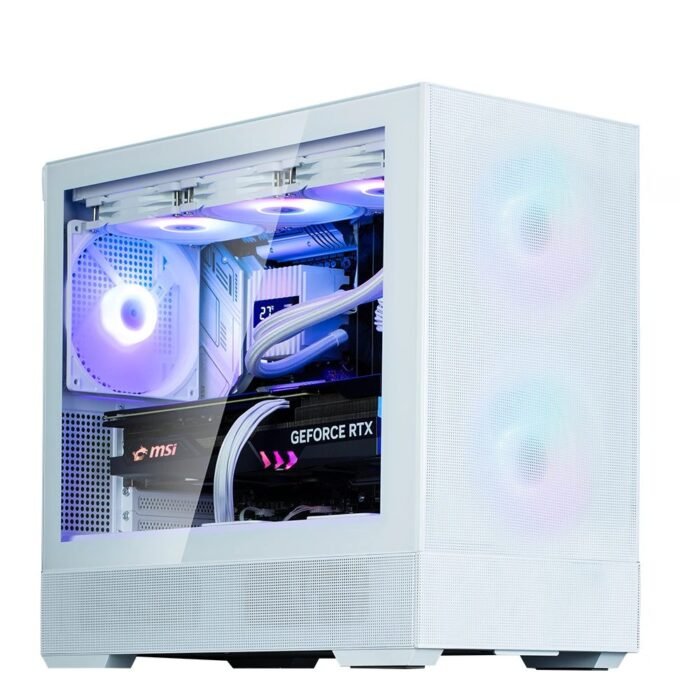Zalman кутия Case mATX - P30 AIR White - Image 5