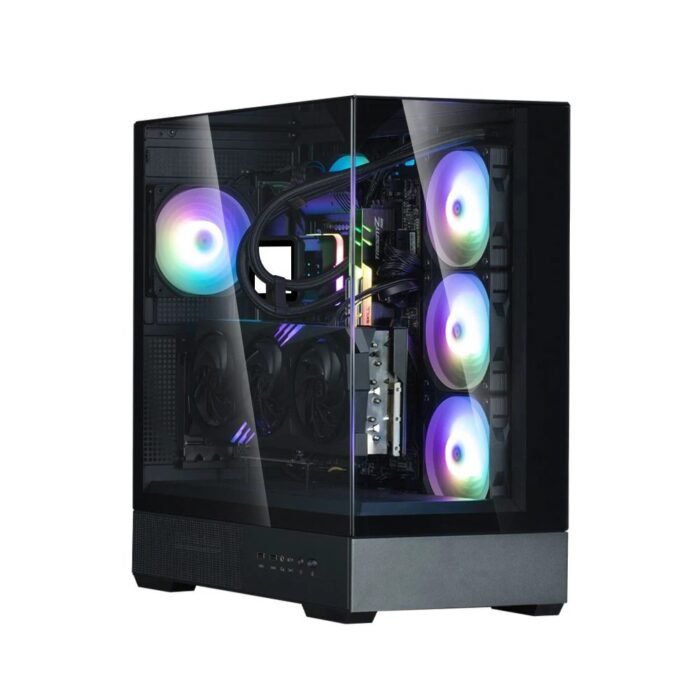 Zalman кутия Case ATX - P40 Prism Black - Image 4