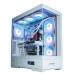 Zalman кутия Case ATX - P50 DS White - Digital Display, Addressable RGB - Image 3